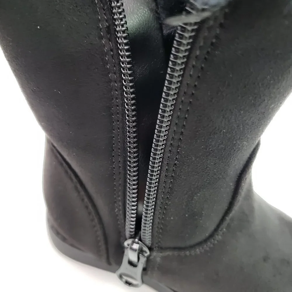 NEW Cat & Jack Leah Toddler Girls Size 5 Black Winter Snow Boots